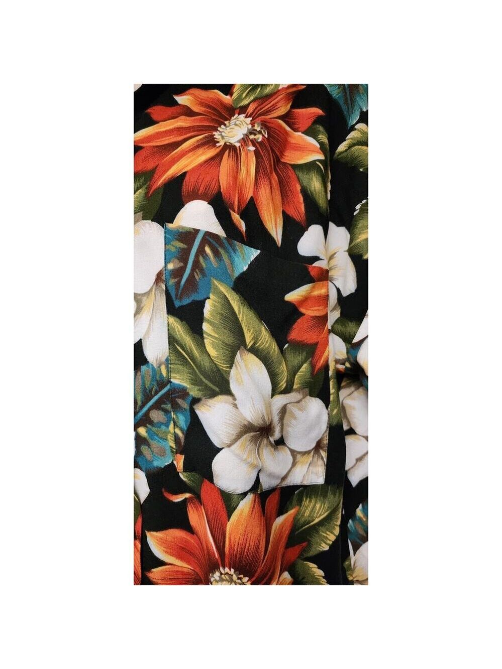 Vintage Michelle Leslie of California 2PC Rayon Tropical Floral Skirt Set Size M - Picture 10 of 11